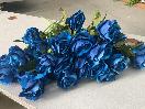 Thumbnail '2' of High Quality Artificial Flowers - Rose (Blue) *NEW*
