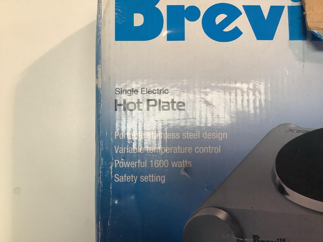 Great Deal On BREVILLE Single Electric Hot Plate 24259564 Turners