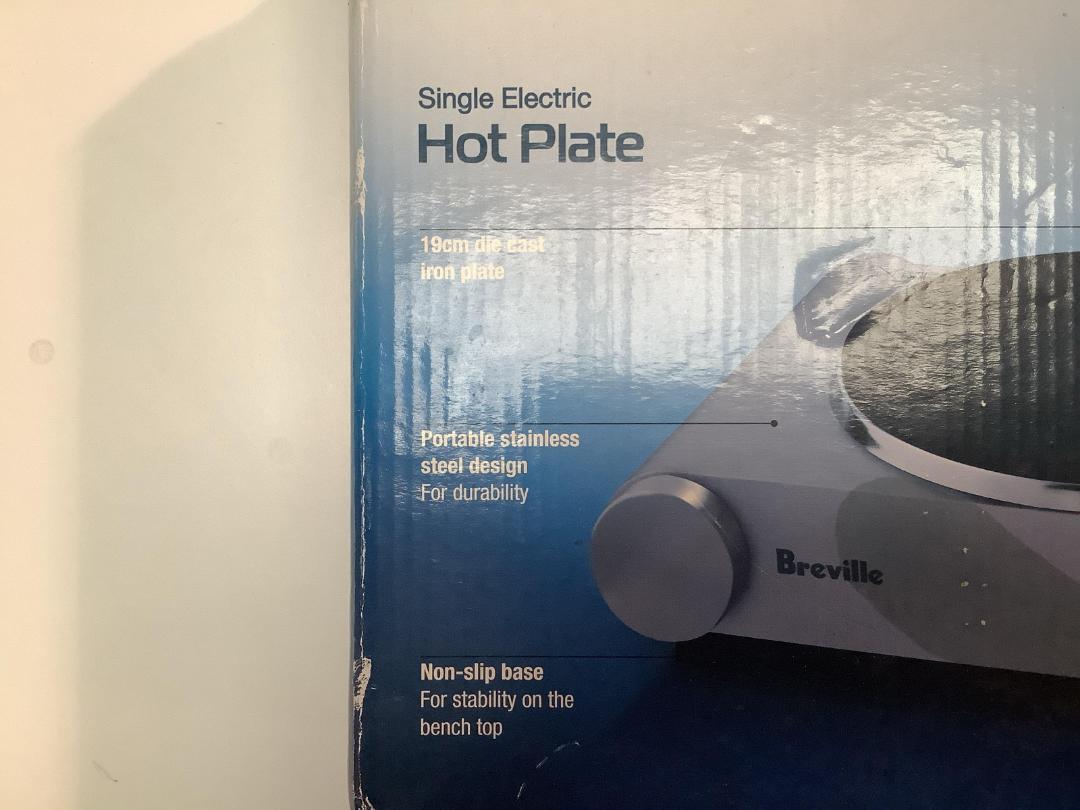 Great Deal On BREVILLE Single Electric Hot Plate 24259564 Turners