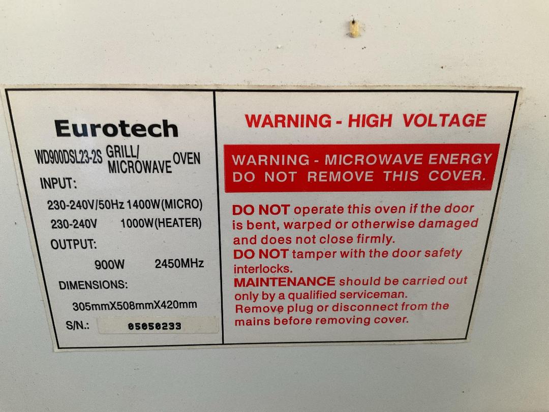 Photo '4' of Eurotech microwave