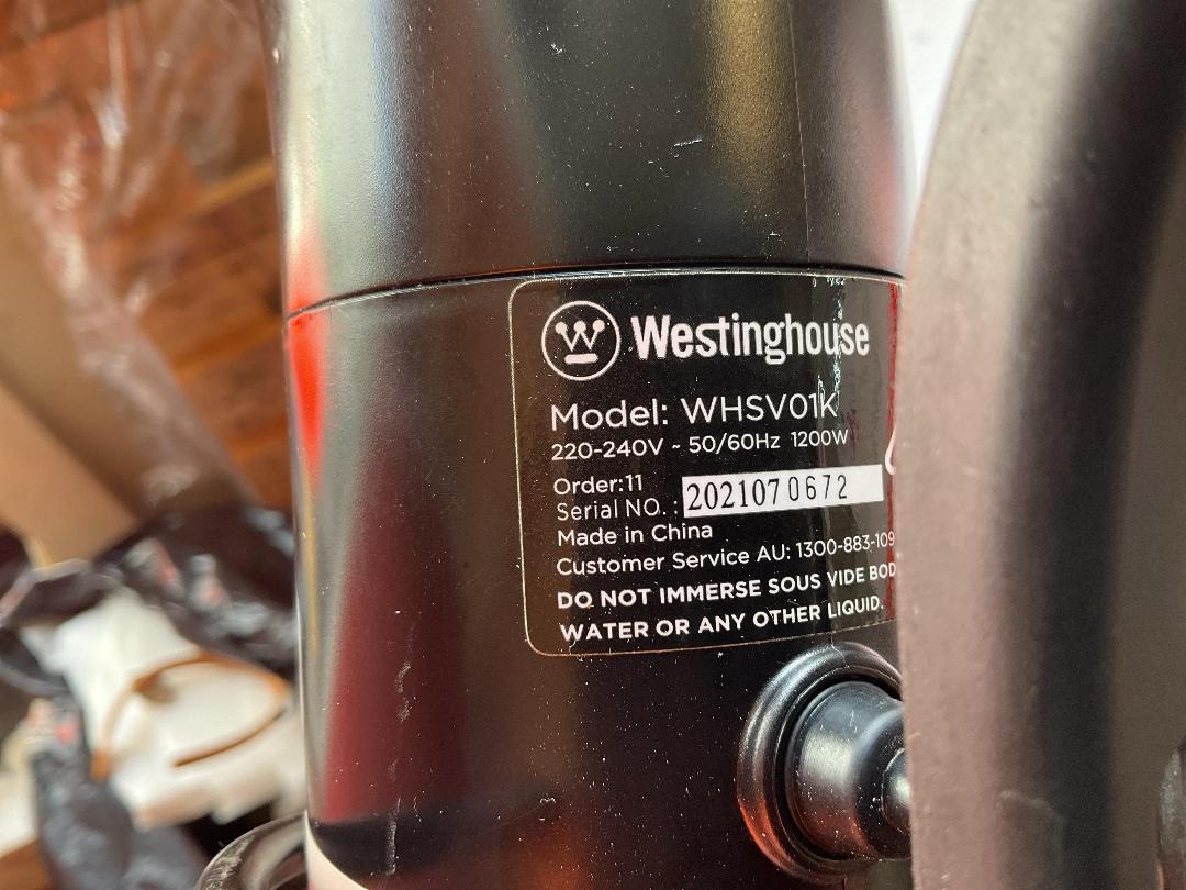 Photo '3' of Westinghouse Sous Vide Immersion Cooker