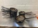 Thumbnail '1' of Bulk lot of steel Frying pans