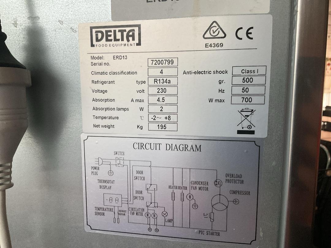 Photo '4' of Delta Commercial Fridge