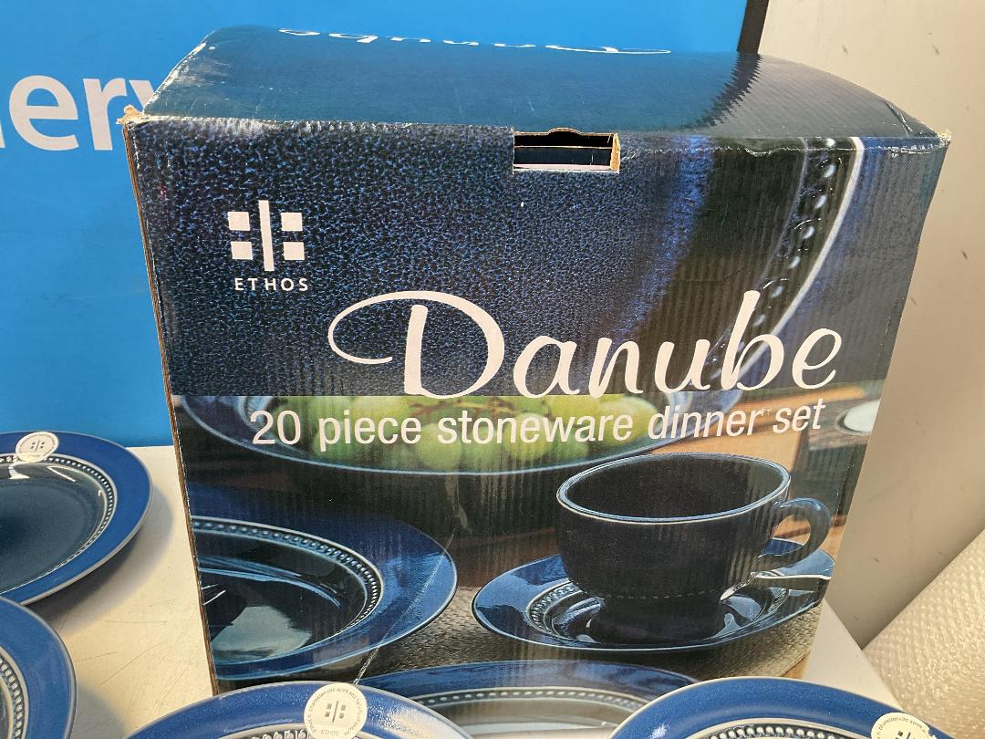 Photo '2' of Ethos Danube 20Piece Stoneware Dinner Set - Blue Coloured