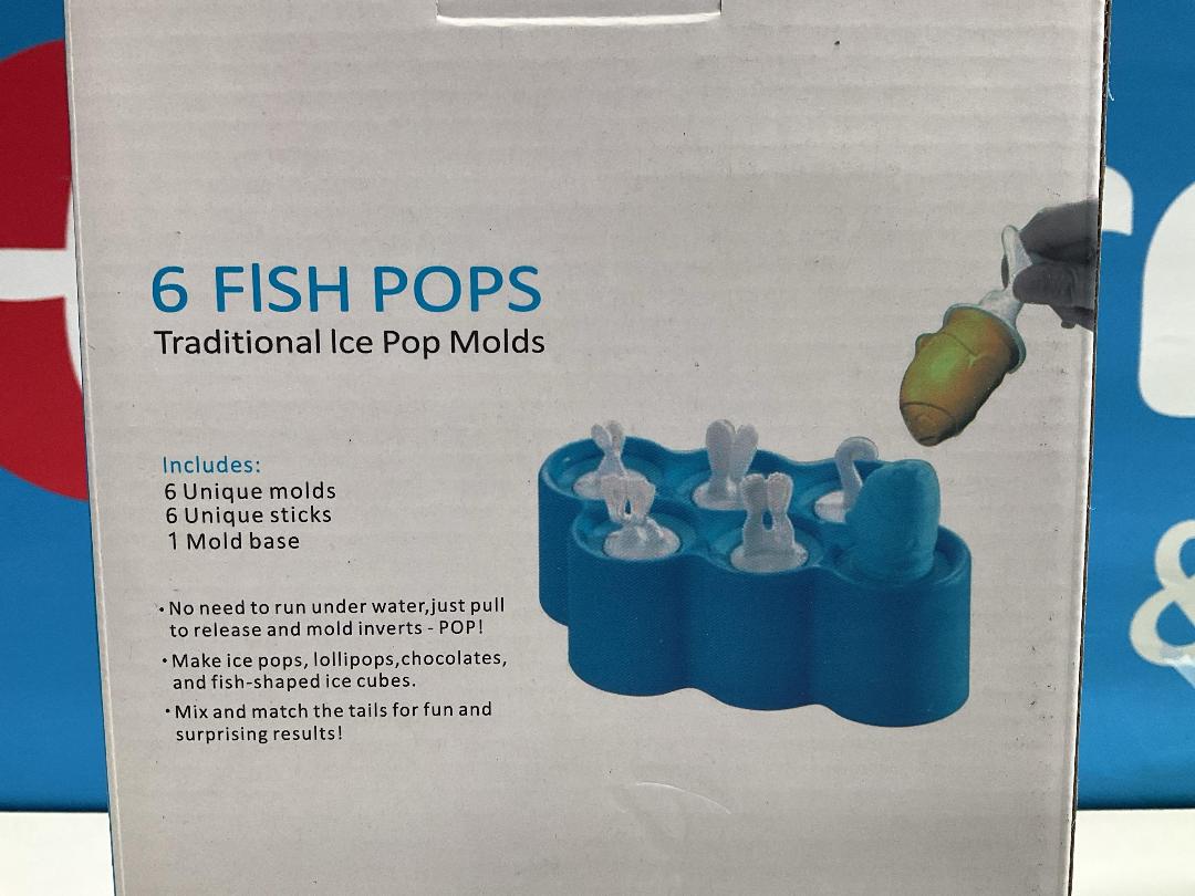 Photo '4' of Ice Pop Molds - 6 Fun Characters - Green *NEW* Photo '4' of Ice Pop Molds - 6 Fun Characters - Green *NEW*