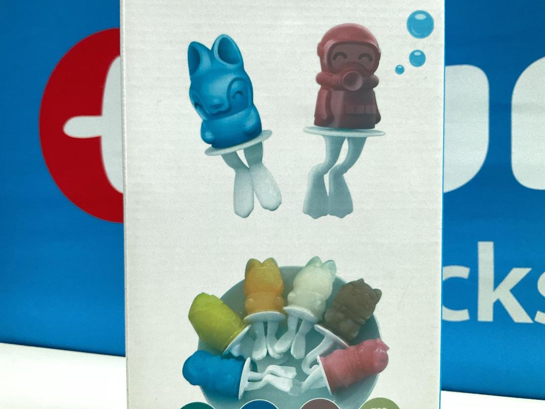 Photo '2' of Ice Pop Molds - 6 Fun Characters - Green *NEW* Photo '2' of Ice Pop Molds - 6 Fun Characters - Green *NEW*