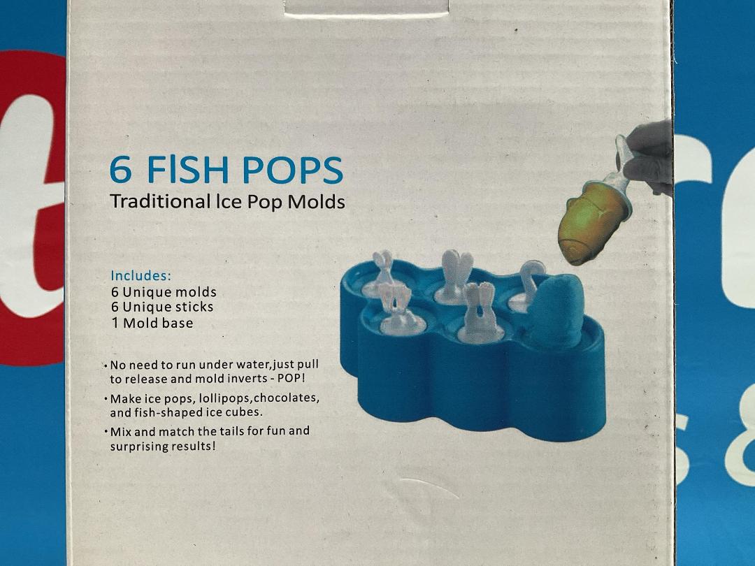 Photo '4' of Ice Pop Molds - 6 Fun Characters - Green *NEW* Photo '4' of Ice Pop Molds - 6 Fun Characters - Green *NEW*