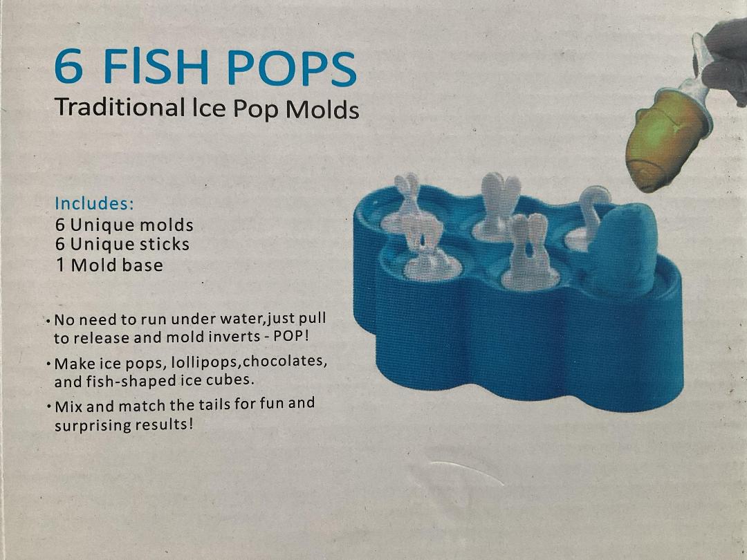 Photo '5' of Ice Pop Molds - 6 Fun Characters - Green *NEW* Photo '5' of Ice Pop Molds - 6 Fun Characters - Green *NEW*