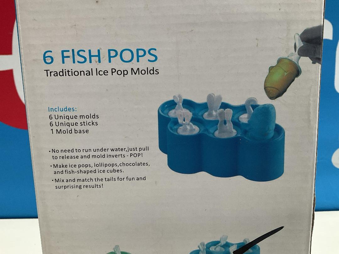 Photo '4' of Ice Pop Molds - 6 Fun Characters - Blue *NEW* Photo '4' of Ice Pop Molds - 6 Fun Characters - Blue *NEW*