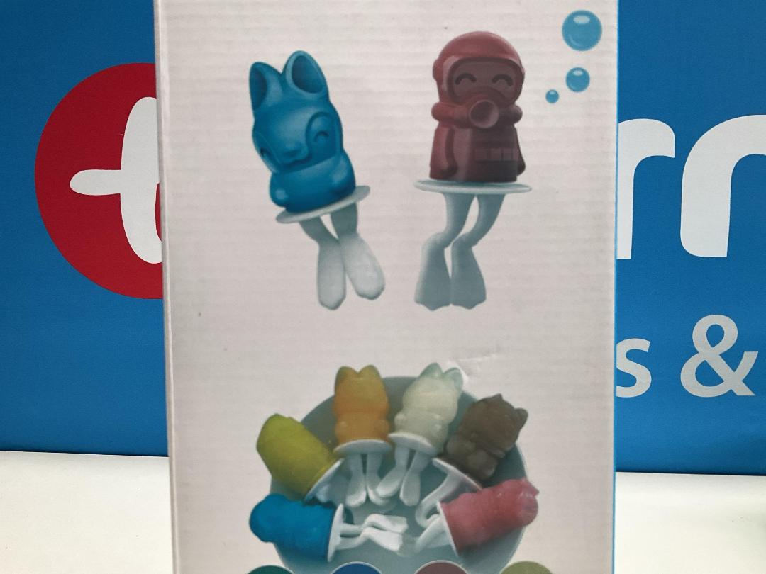 Photo '2' of Ice Pop Molds - 6 Fun Characters - Blue *NEW* Photo '2' of Ice Pop Molds - 6 Fun Characters - Blue *NEW*