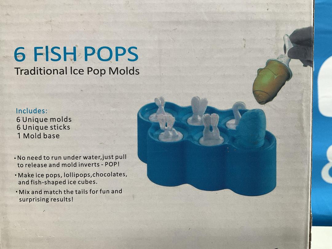 Photo '4' of Ice Pop Molds - 6 Fun Characters - Blue *NEW* Photo '4' of Ice Pop Molds - 6 Fun Characters - Blue *NEW*