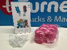 Thumbnail '1' of Ice Pop Molds  - 6 Fun Characters - Pink *NEW*
