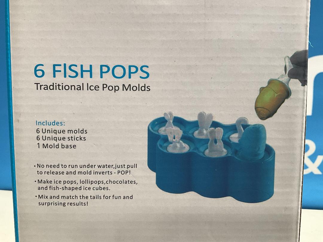 Photo '4' of Ice Pop Molds - 6 Fun Characters - Pink *NEW* Photo '4' of Ice Pop Molds - 6 Fun Characters - Pink *NEW*