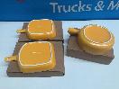 Thumbnail '5' of Ceramic Serving Dishes / Bakeware Set - Yellow (3pce) *NEW*