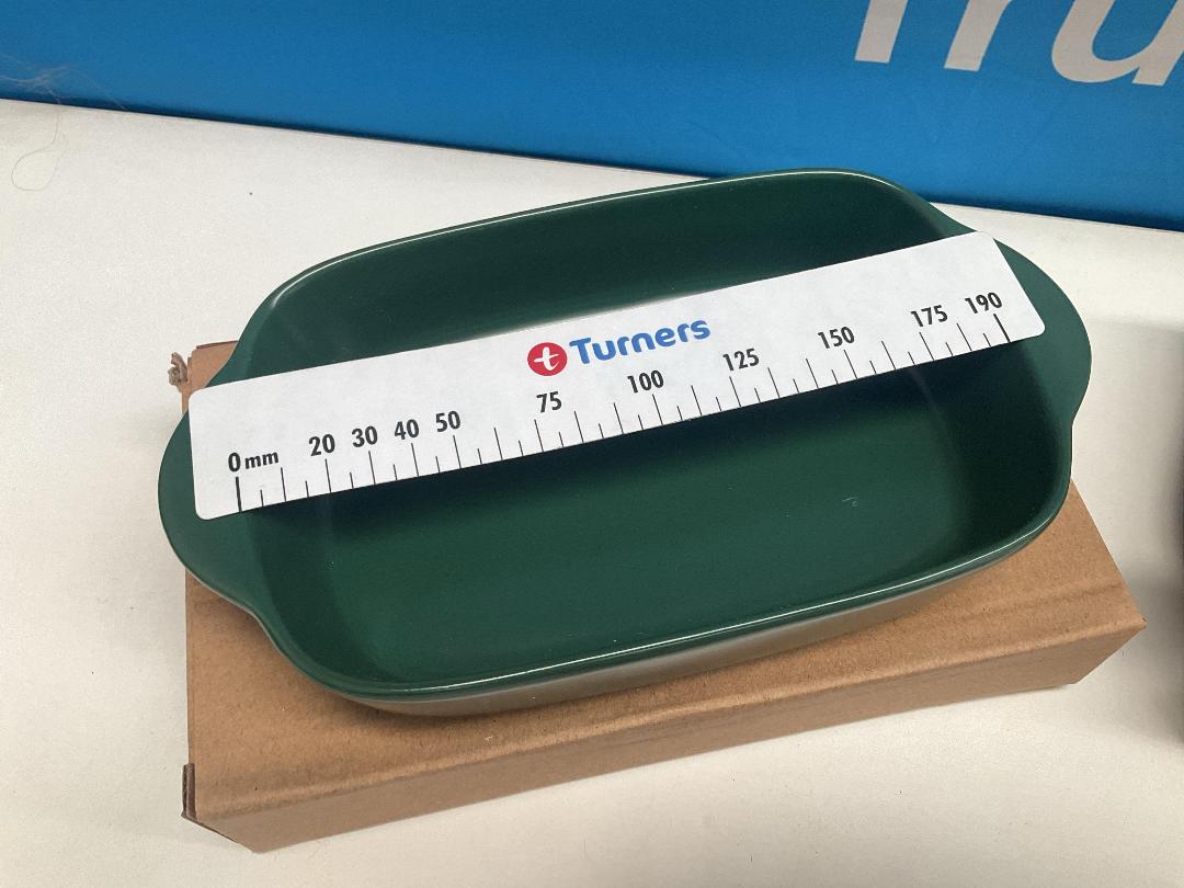 Photo '5' of Ceramic Serving Dishes / Bakeware Set - Forrest Green (3pce) *NEW* Photo '5' of Ceramic Serving Dishes / Bakeware Set - Forrest Green (3pce) *NEW*
