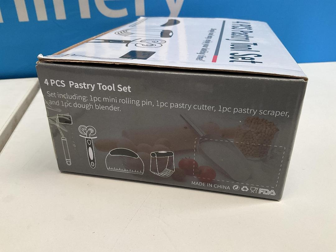 Photo '6' of Pastry Tool Set - Rolling , Blending , Scraping & Cutting (4pce) *NEW* Photo '6' of Pastry Tool Set - Rolling , Blending , Scraping & Cutting (4pce) *NEW*