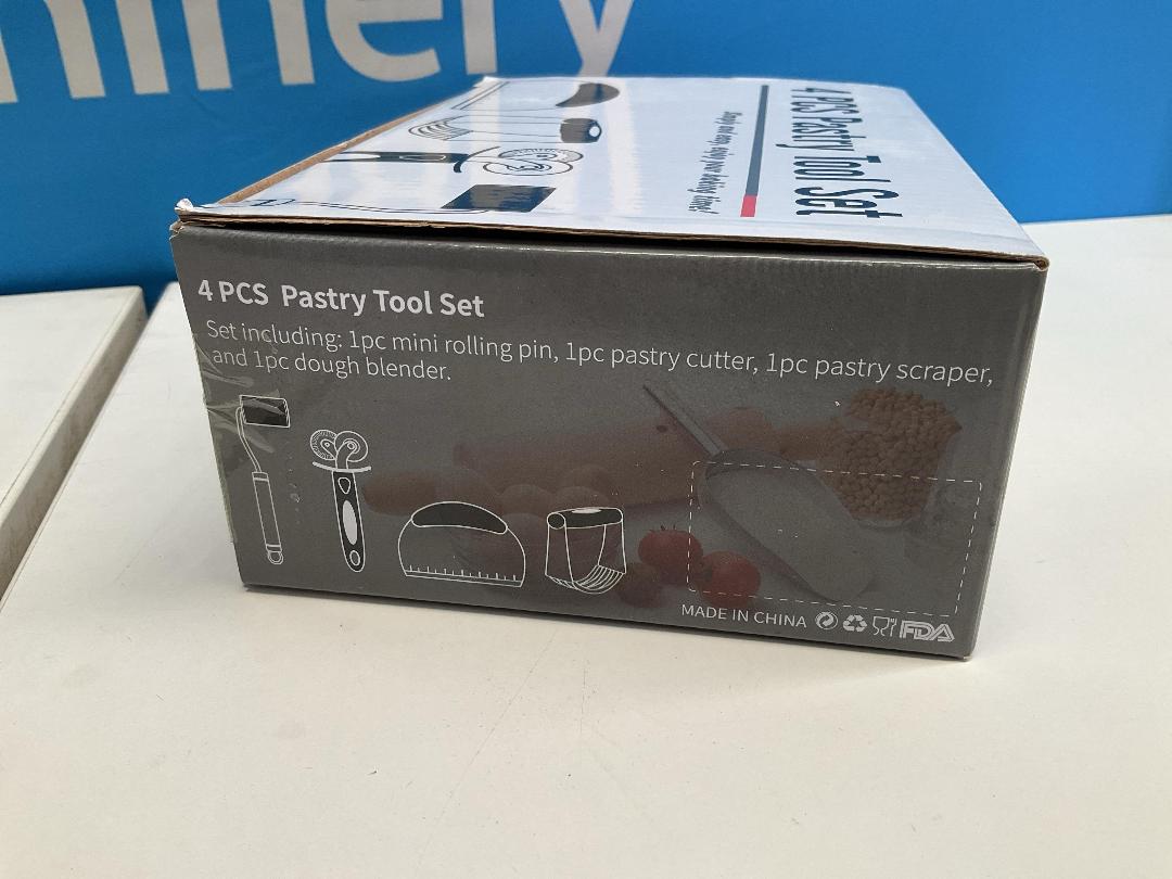 Photo '6' of Pastry Tool Set - Rolling , Blending , Scraping & Cutting (4pce) *NEW* Photo '6' of Pastry Tool Set - Rolling , Blending , Scraping & Cutting (4pce) *NEW*