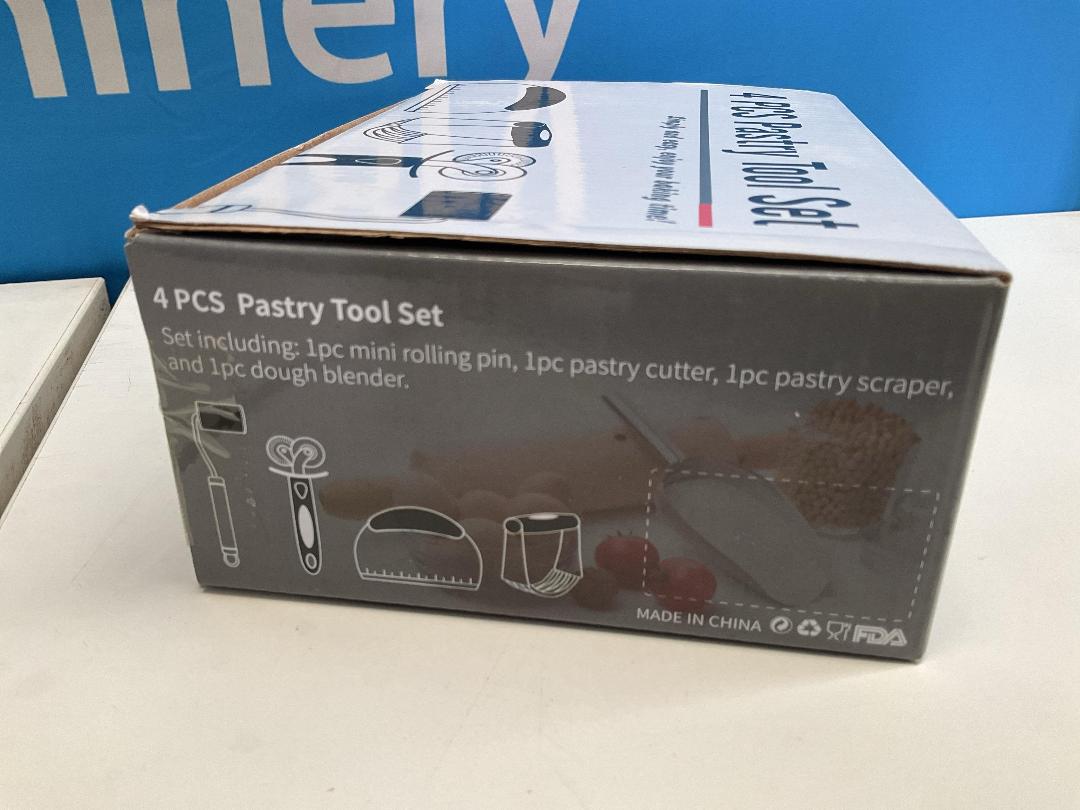 Photo '6' of Pastry Tool Set - Rolling , Blending , Scraping & Cutting (4pce) *NEW* Photo '6' of Pastry Tool Set - Rolling , Blending , Scraping & Cutting (4pce) *NEW*