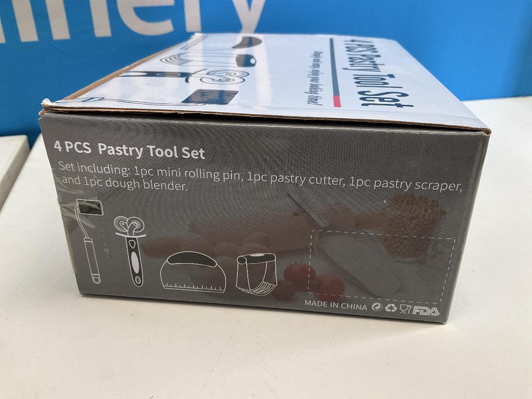 Photo '6' of Pastry Tool Set - Rolling , Blending , Scraping & Cutting (4pce) *NEW* Photo '6' of Pastry Tool Set - Rolling , Blending , Scraping & Cutting (4pce) *NEW*