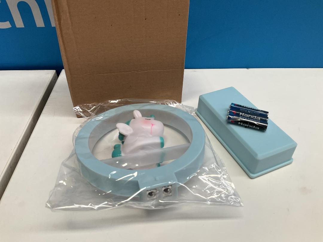 Photo '3' of LED Night Light Music Box w. Squeaking Unicorn - Blue *NEW* Photo '3' of LED Night Light Music Box w. Squeaking Unicorn - Blue *NEW*