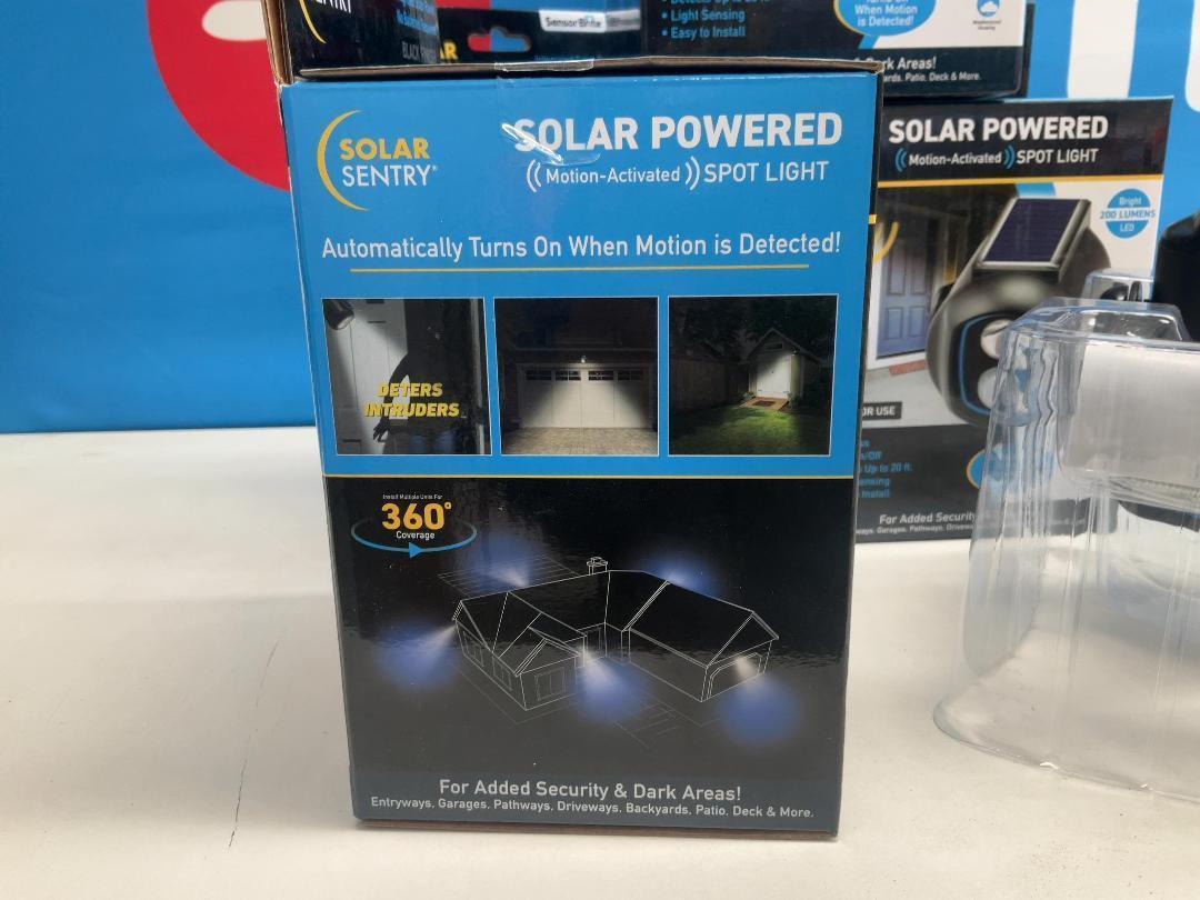 Photo '5' of Sensor Brite - Solar Sentry Outdoor LED Motion Light ( 4pce - RRP $199.96 )