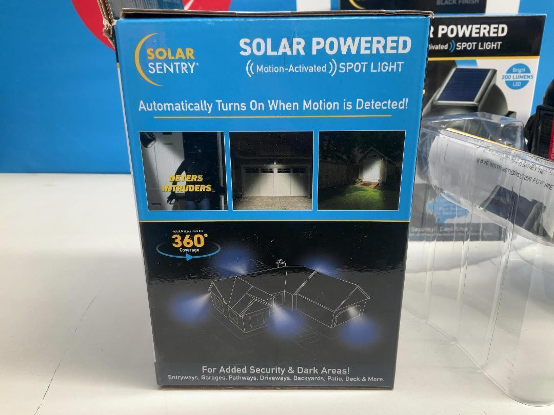 Photo '5' of Sensor Brite - Solar Sentry Outdoor LED Motion Light ( 2pce - RRP $99.98 )