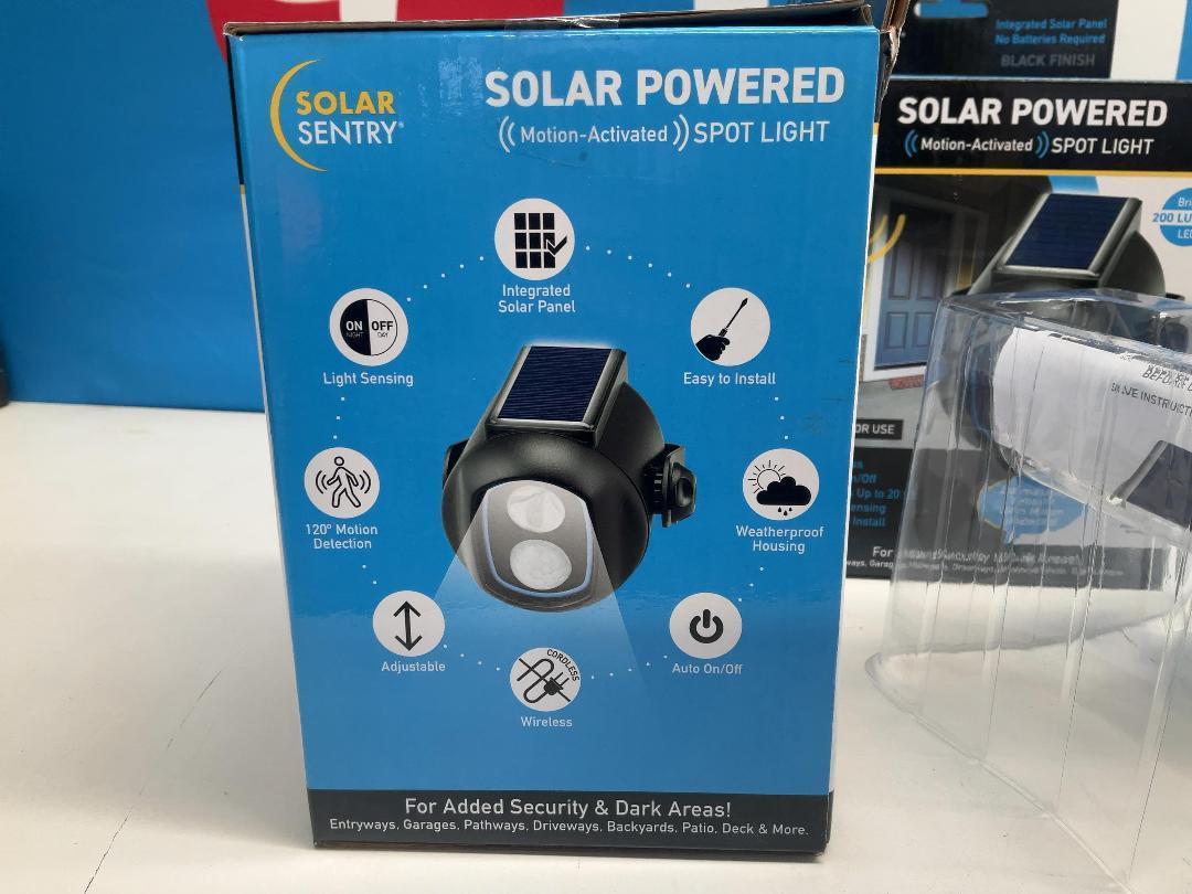 Photo '3' of Sensor Brite - Solar Sentry Outdoor LED Motion Light ( 2pce - RRP $99.98 )