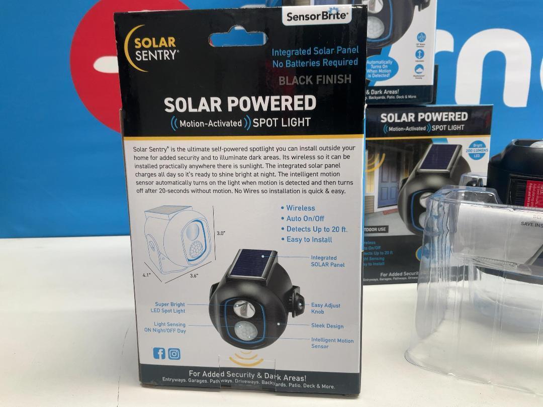 Photo '4' of Sensor Brite - Solar Sentry Outdoor LED Motion Light ( 4pce - RRP $199.96 ) Photo '4' of Sensor Brite - Solar Sentry Outdoor LED Motion Light ( 4pce - RRP $199.96 )