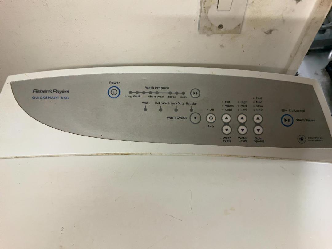 Photo '4' of Fisher&Paykel Quicksmart 6kg Washing Machine