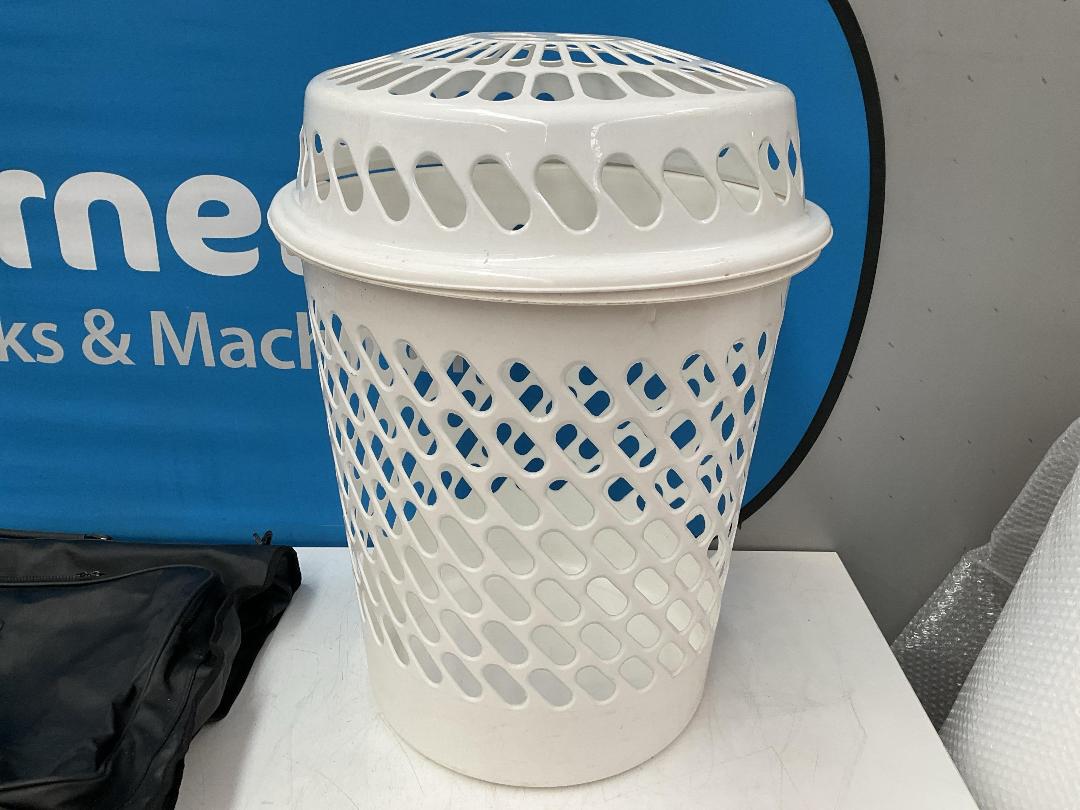 Photo '5' of White Coloured Laundry Basket and 2x Suit Bags or Similar