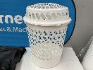 Thumbnail '5' of White Coloured Laundry Basket and 2x Suit Bags or Similar
