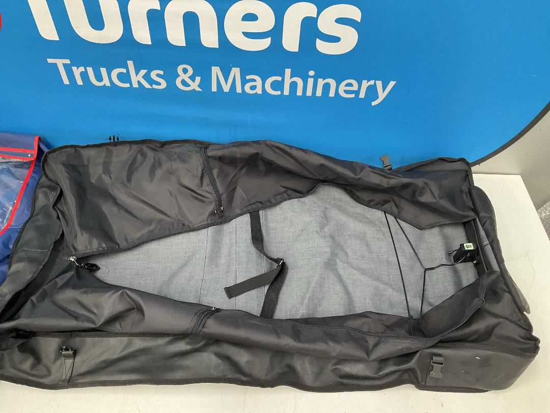 Photo '9' of White Coloured Laundry Basket and 2x Suit Bags or Similar