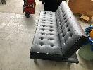 Thumbnail '6' of PU Leather or Similar Black Coloured Futon Sofa Couch