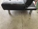 Thumbnail '7' of PU Leather or Similar Black Coloured Futon Sofa Couch
