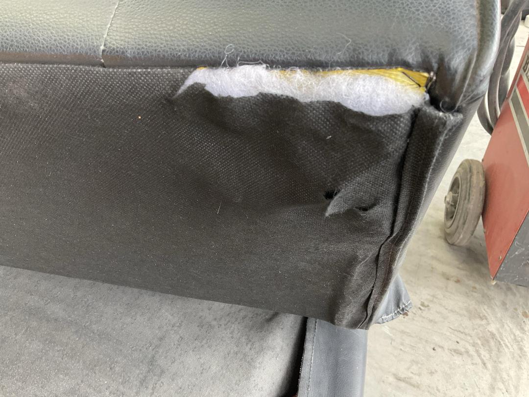 Photo '11' of PU Leather or Similar Black Coloured Futon Sofa Couch