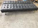 Thumbnail '19' of PU Leather or Similar Black Coloured Futon Sofa Couch
