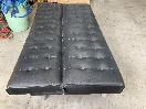 Thumbnail '21' of PU Leather or Similar Black Coloured Futon Sofa Couch