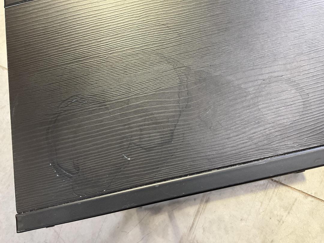 Photo '5' of 2x Metal-Like/Wooden-Like Black Coloured Side Tables