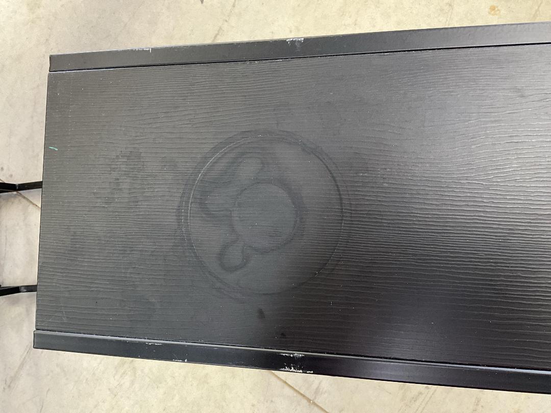 Photo '10' of 2x Metal-Like/Wooden-Like Black Coloured Side Tables