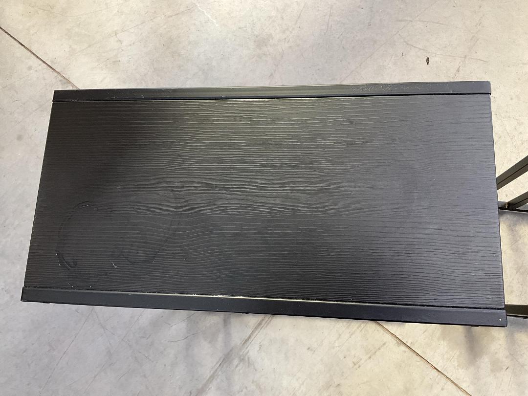 Photo '4' of 2x Metal-Like/Wooden-Like Black Coloured Side Tables