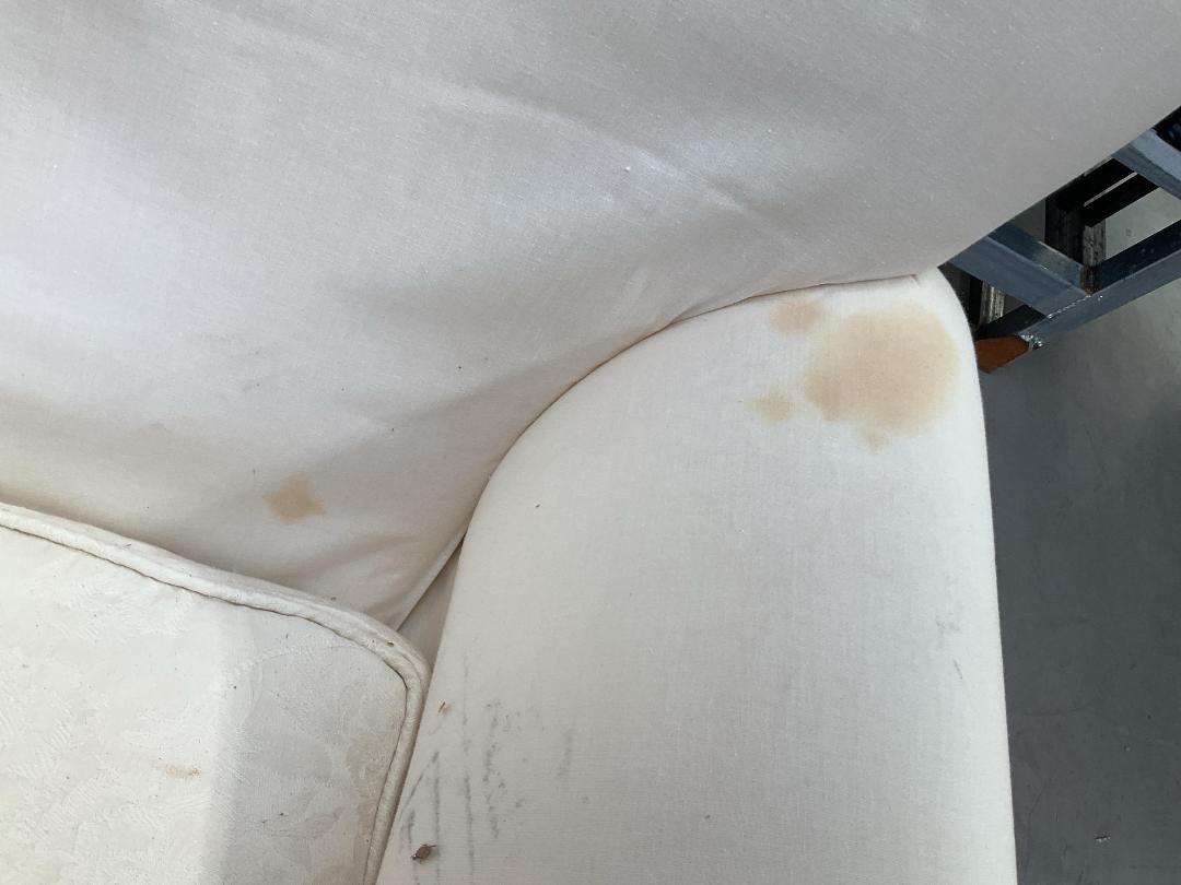 Photo '4' of White Coloured Armchair on Wheels Photo '4' of White Coloured Armchair on Wheels