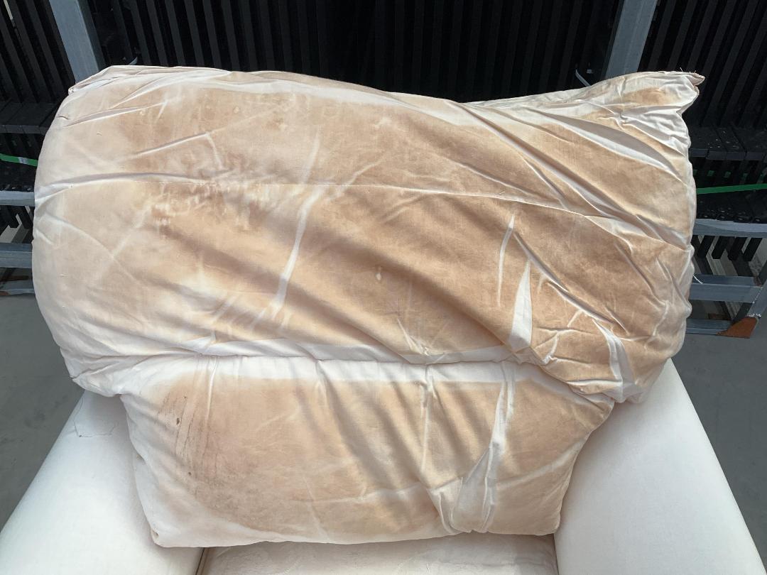 Photo '3' of White Coloured Armchair on Wheels Photo '3' of White Coloured Armchair on Wheels