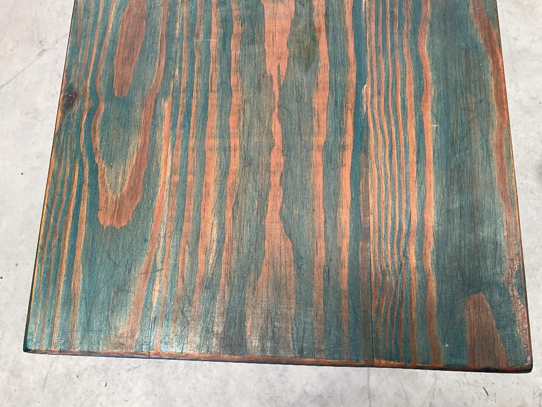 Photo '4' of Green Coloured Wooden-Like Stool