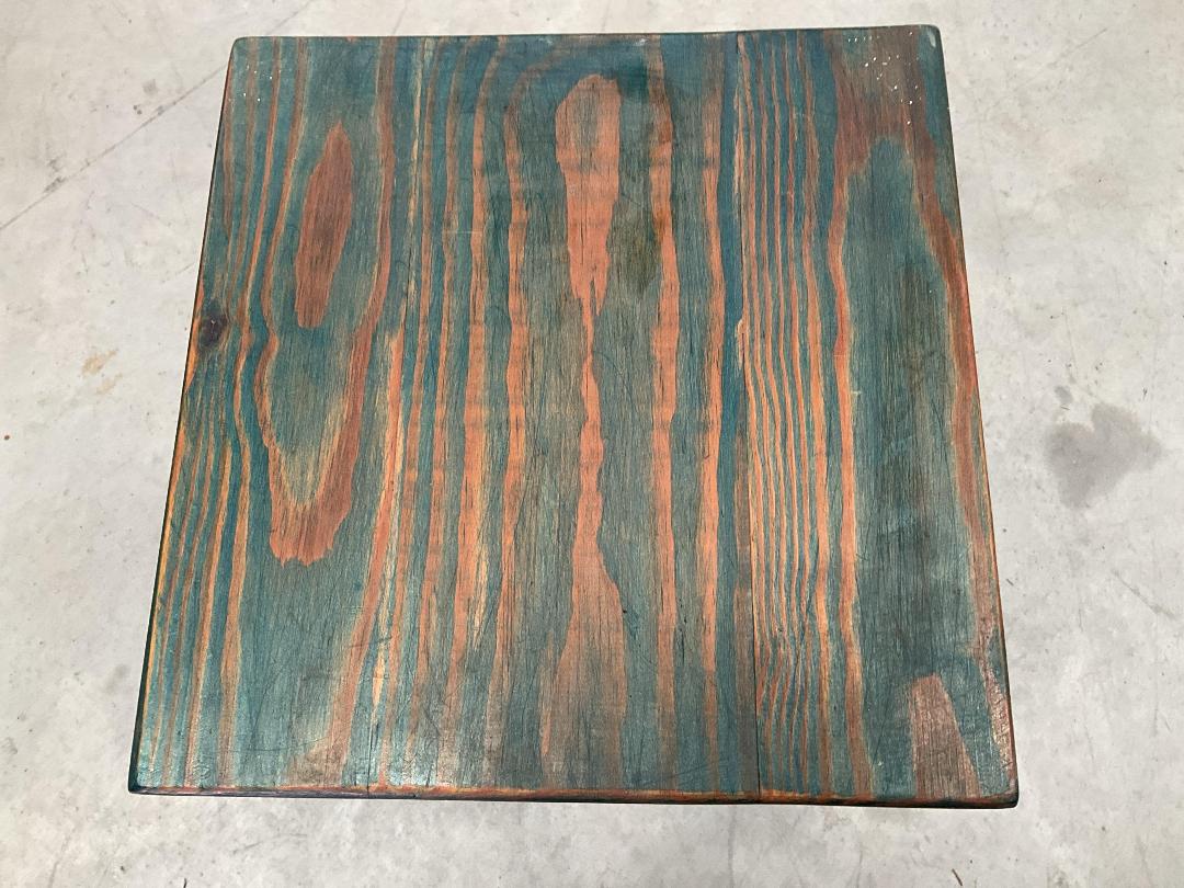 Photo '2' of Green Coloured Wooden-Like Stool