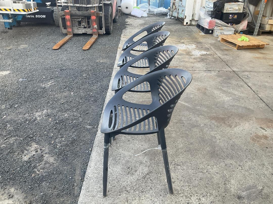 Photo '4' of Grey Outdoor Chair Set (4)