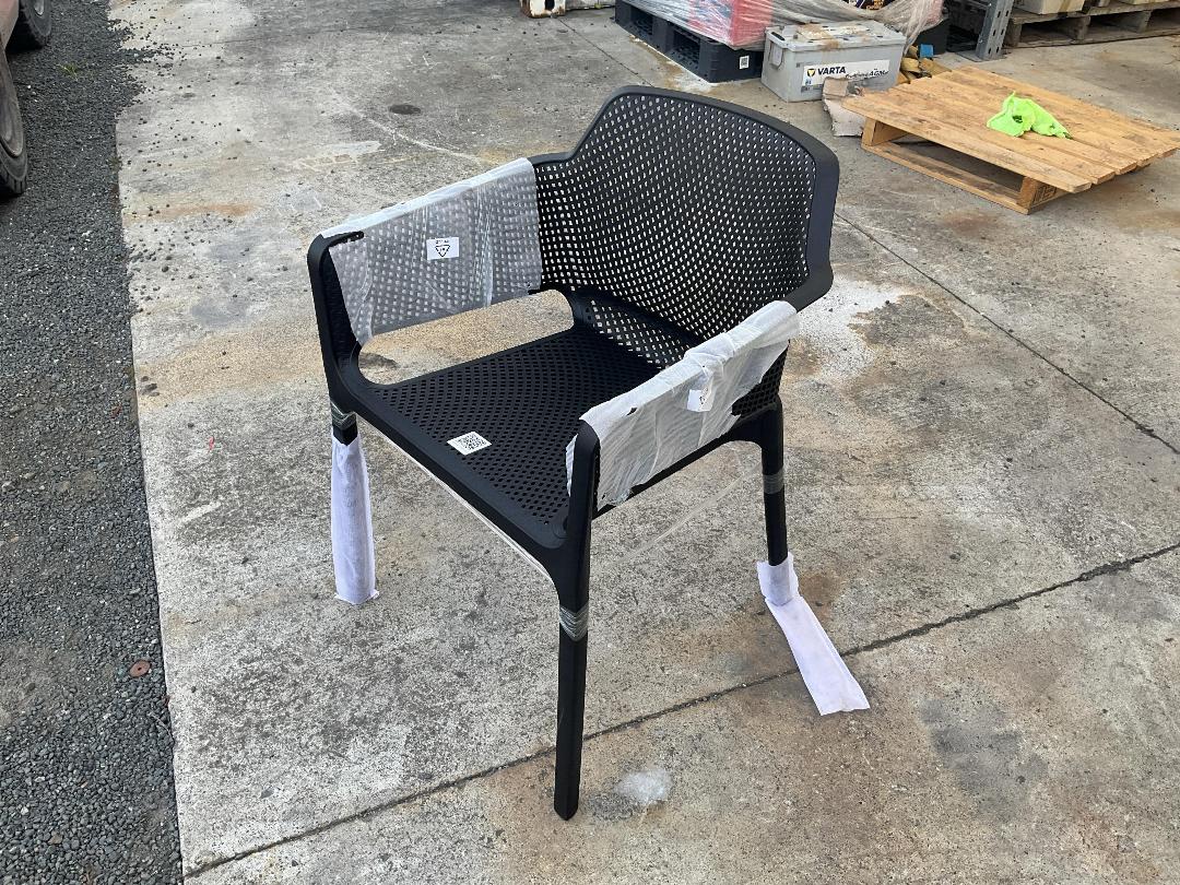 Photo '3' of Black Outdoor Chair Set (4)