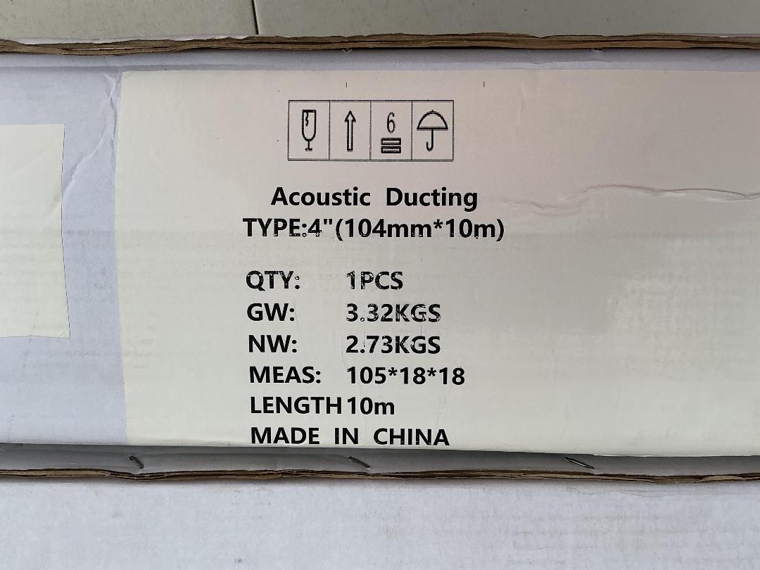 Photo '2' of 2x Acoustic Ducting