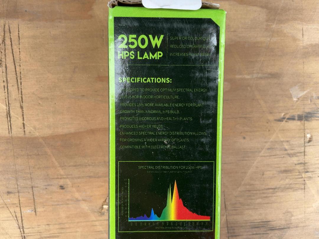 Photo '2' of Container of 250W Super HPS Bulbs