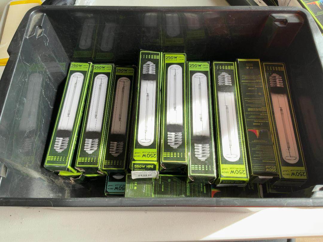 Photo '5' of Container of 250W Super HPS Bulbs