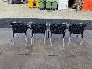 Thumbnail '5' of Black Outdoor Chair Set (4)